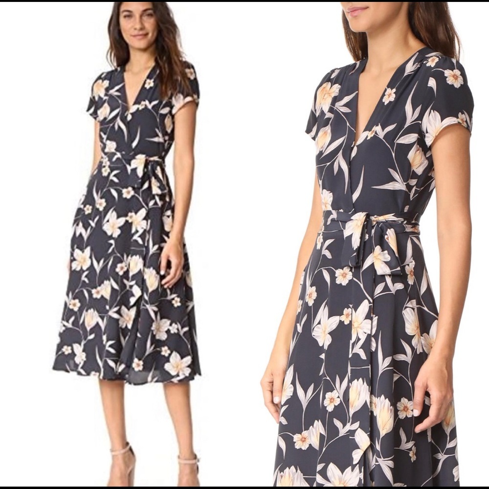 Yumi Kim Spin Me Around Dress In Candlelight Romance S 100% Silk